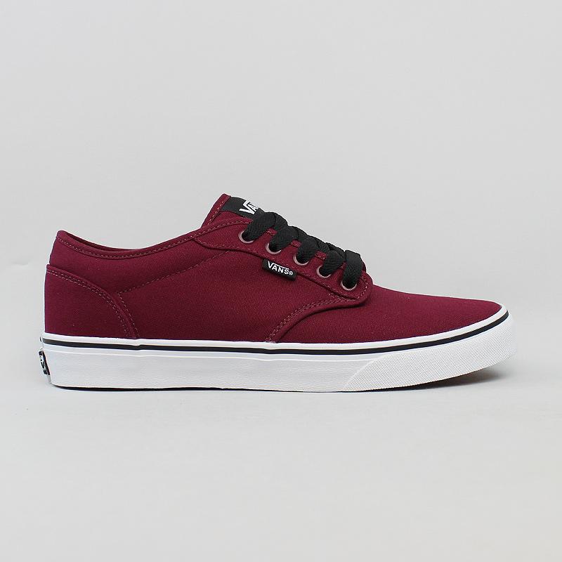 vans atwood canvas red