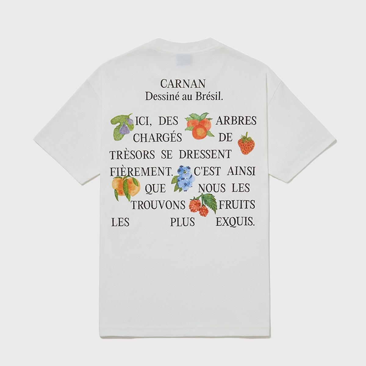 Camiseta Carnan Le Fruit Heavy White