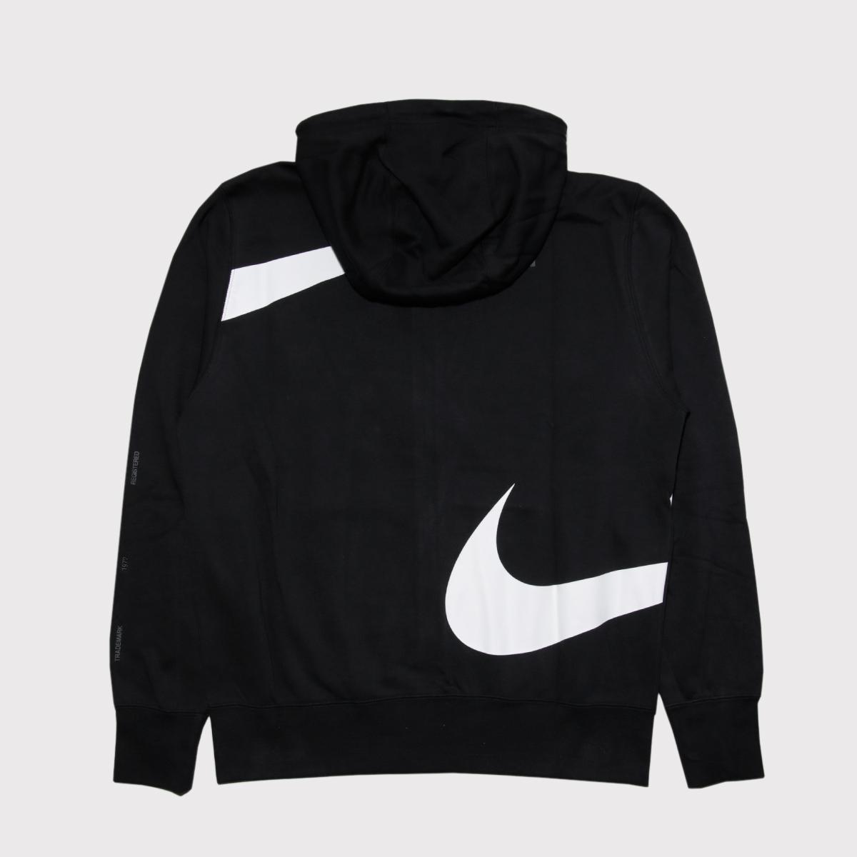 Blusa Nike Sportswear Oversized Swoosh Black White