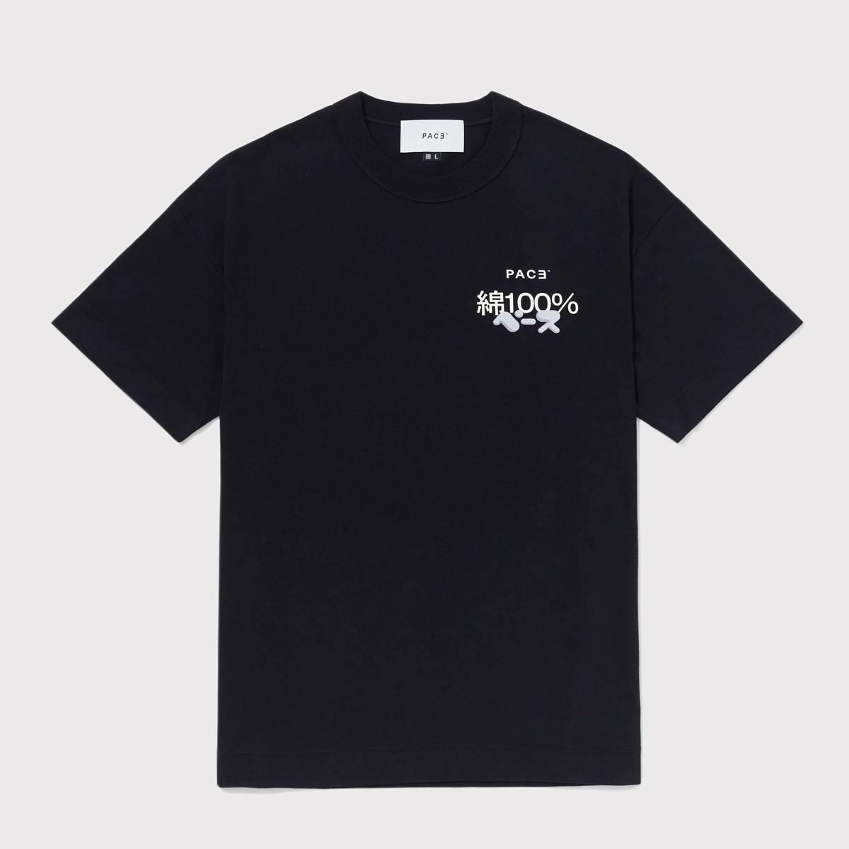 Camiseta Pace 100% Cotton Tee Black