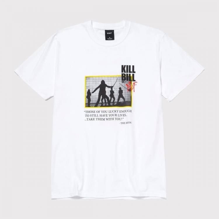Camiseta HUF x Kill Bill Death List White