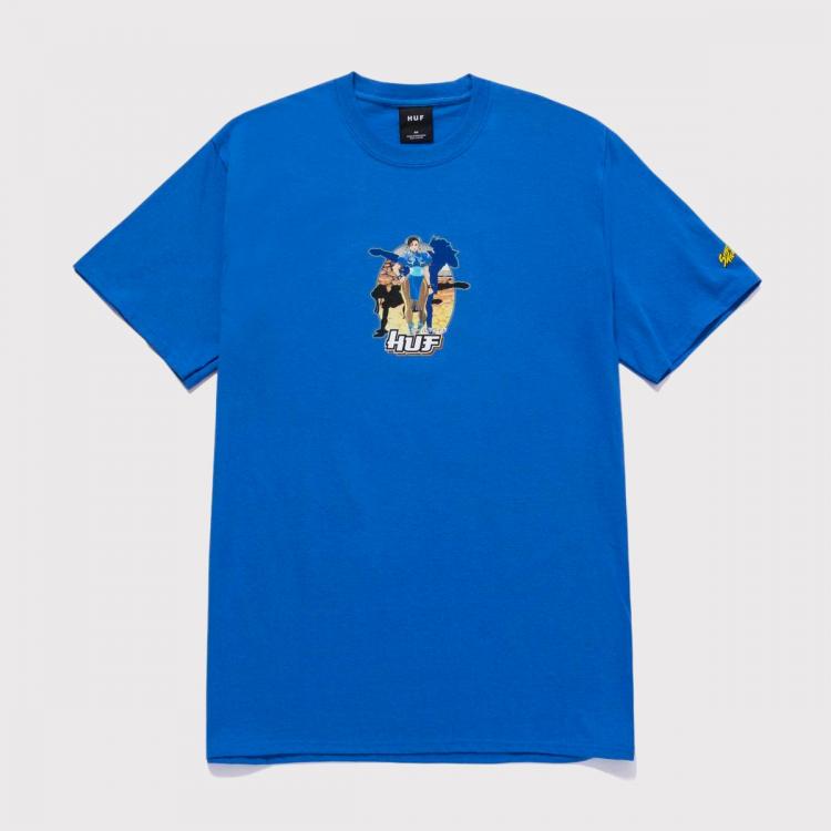 Camiseta HUF x Street Fighter Chun-Li Blue