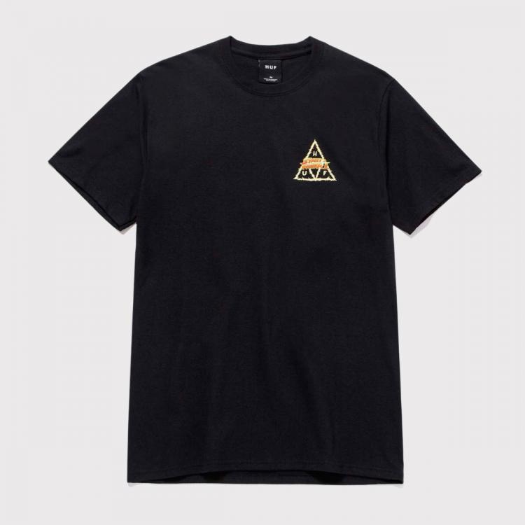 Camiseta HUF x Street Fighter Triangle Blanka Black