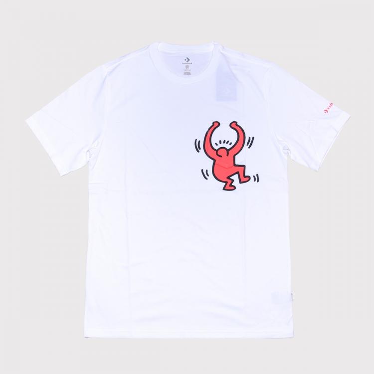 Camiseta Converse x Keith Haring Pocket White