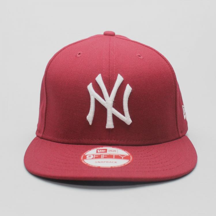Boné New Era 9FIFTY Snapback New York Yankees Cardinal
