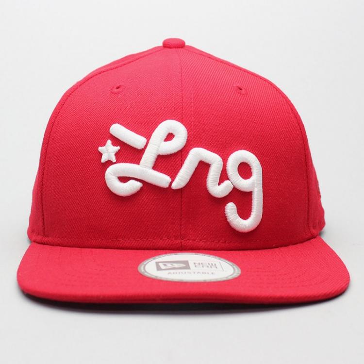 Boné New Era LRG Snapback Three Hat Vermelho