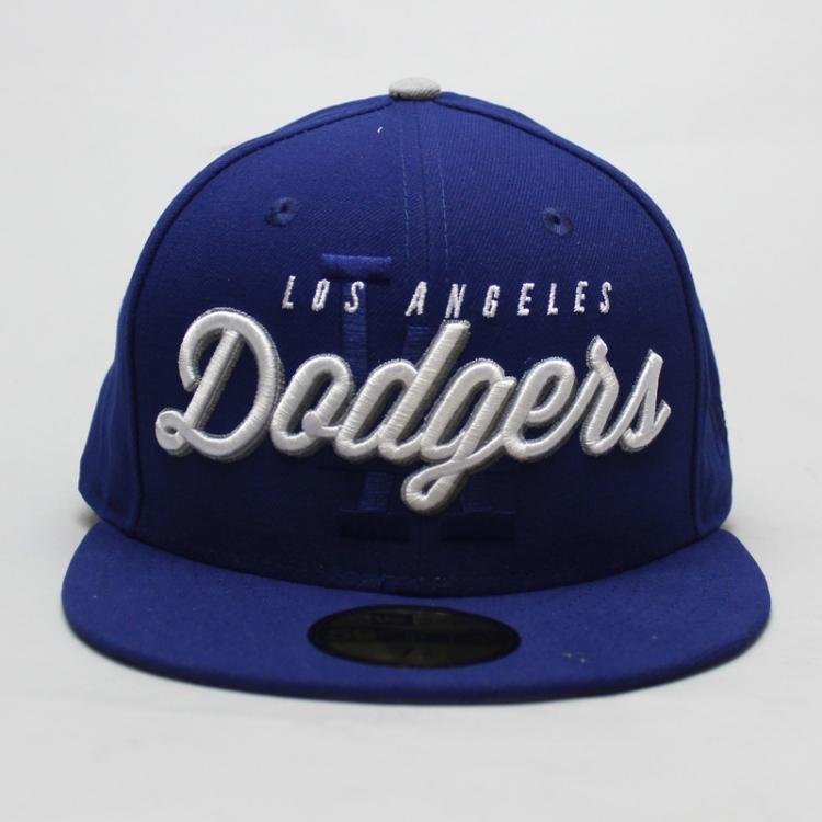 Boné New Era 59FIFTY MLB Script Over Los Angeles Dodgers Azul