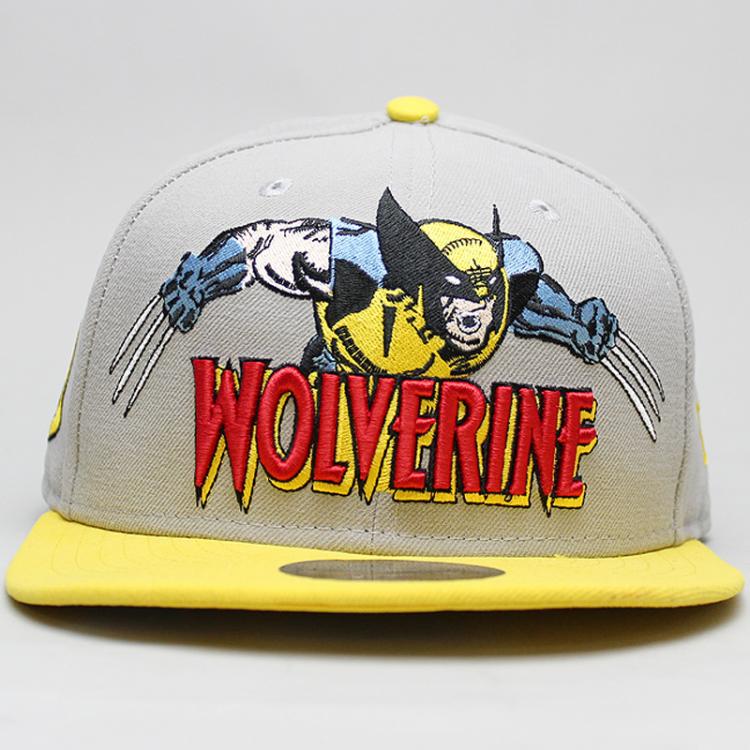 Boné New Era 59FIFTY Heroic Title Wolverine Grey/Yellow
