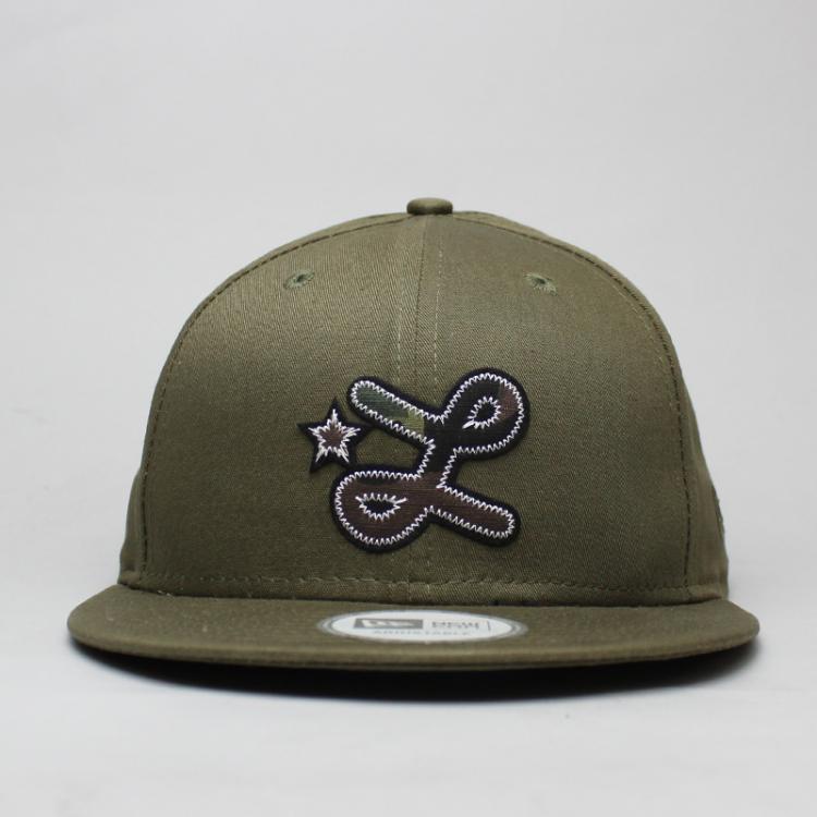 Boné New Era LRG Snapback Three Hat Militar Logo Verde