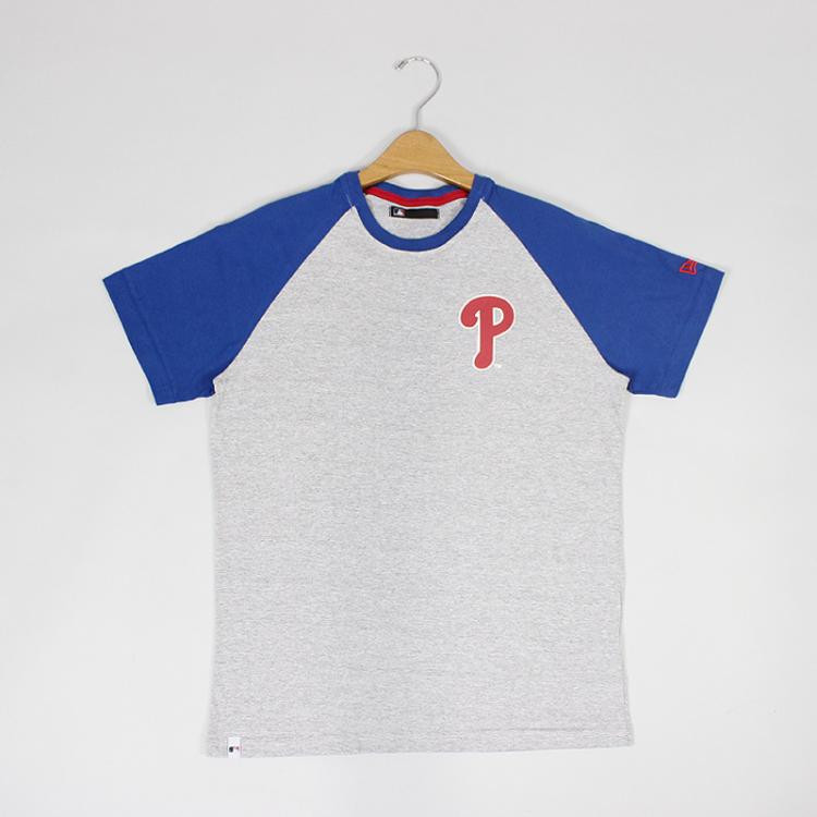 Camiseta New Era Basic MLB Philadelphia Phillies Mescla/Azul