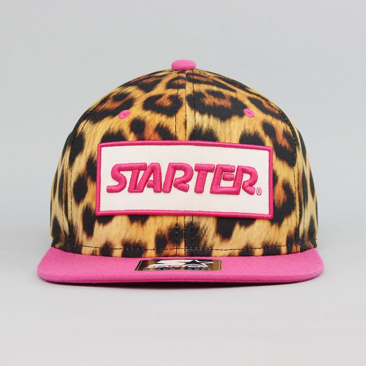 Boné Starter Snapback Animal Leopard/Pink