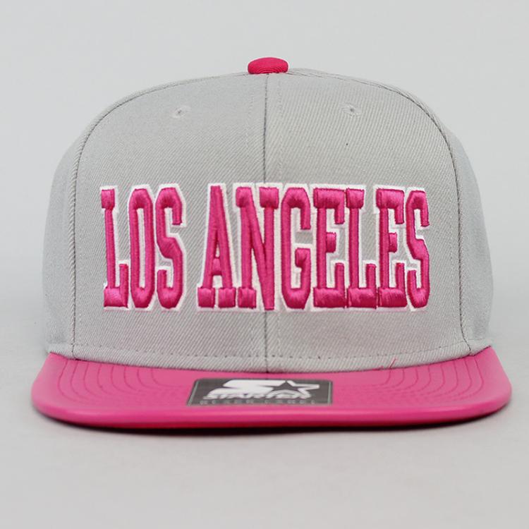 Boné Starter Snapback Los Angeles Grey/Pink