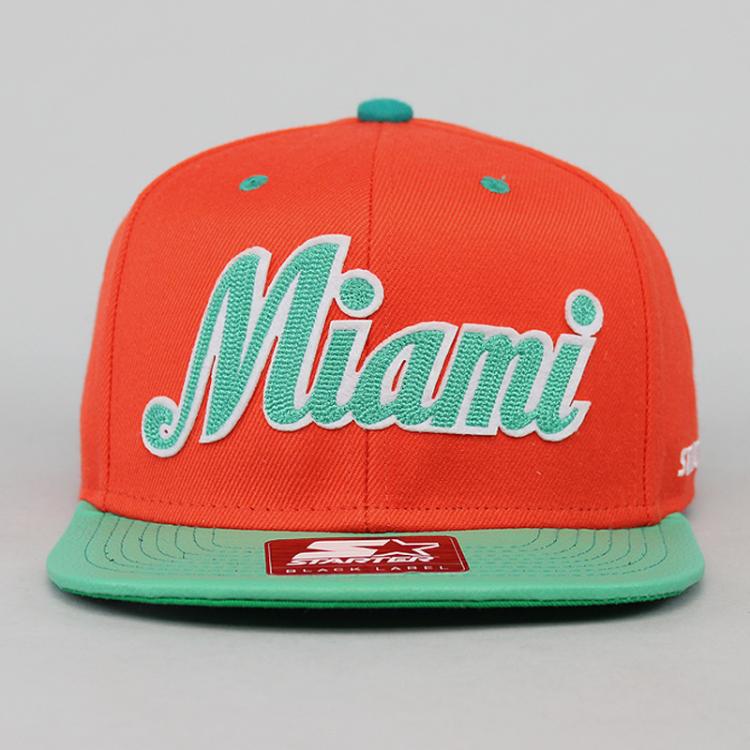 Boné Starter Snapback Miami Orange/Green