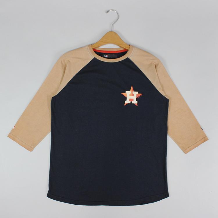 Camiseta New Era Houston Navy/Brown