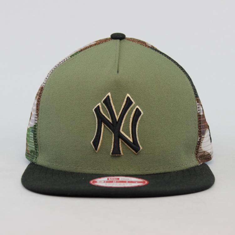 Boné New Era 9FIFTY Snapback MLB Rede New York Yankees Verde Musgo