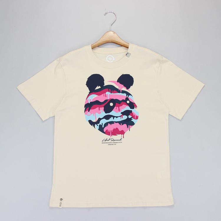 Camiseta LRG Masculina Panda Creme