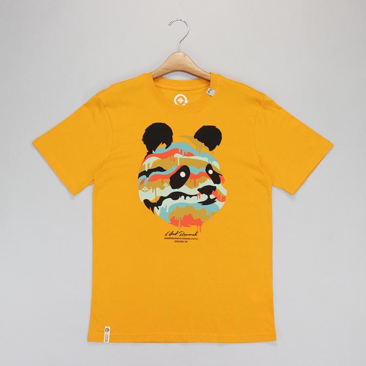Camiseta LRG Masculina Panda Amarela