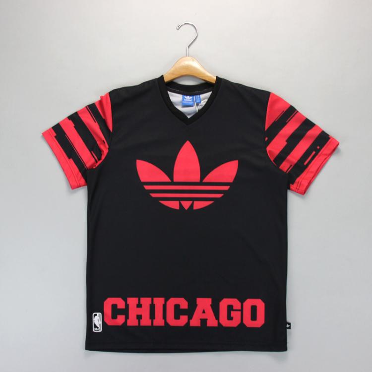 Camiseta Adidas Masculina NBA Chicago Bulls Preta
