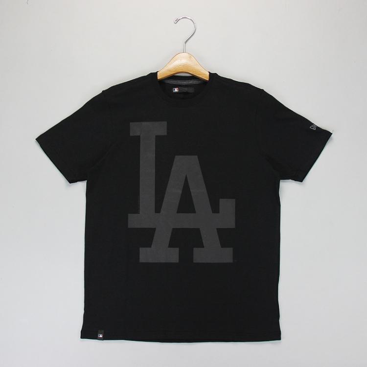Camiseta New Era Los Angeles Dodgers Black/Black