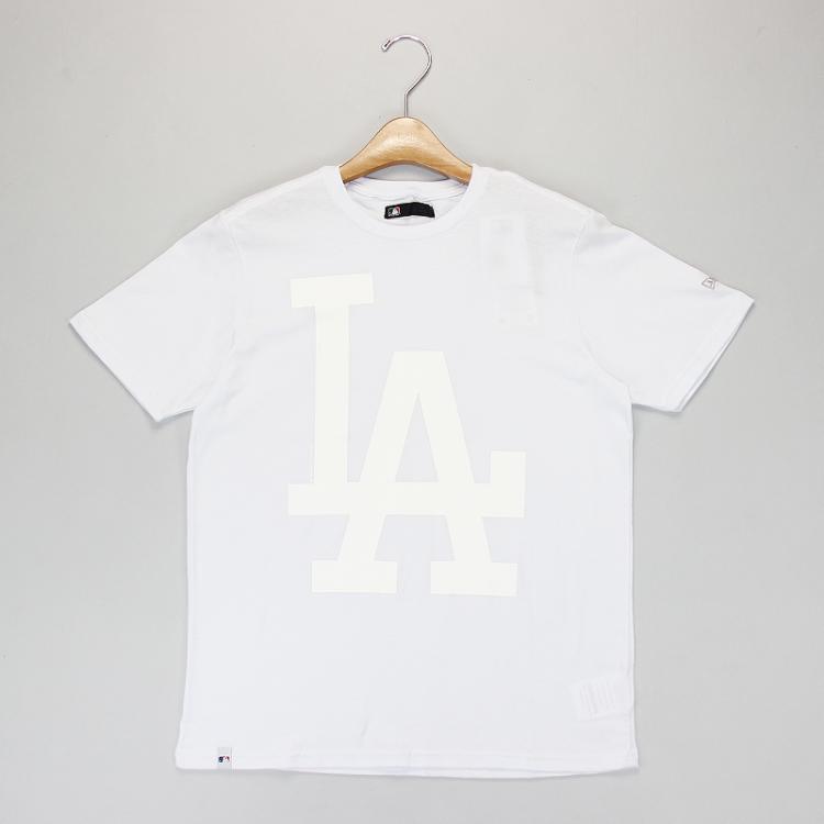 Camiseta New Era Los Angeles Dodgers White/White