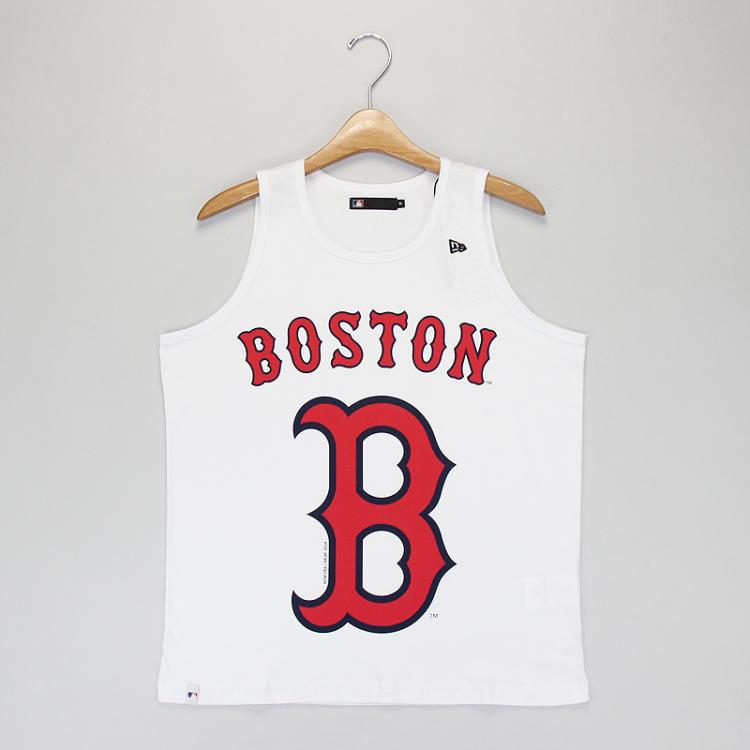 Camiseta Regata New Era Boston Red Sox Branca