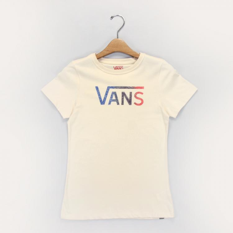 Camiseta Vans Feminina Boulevard Steam Bege