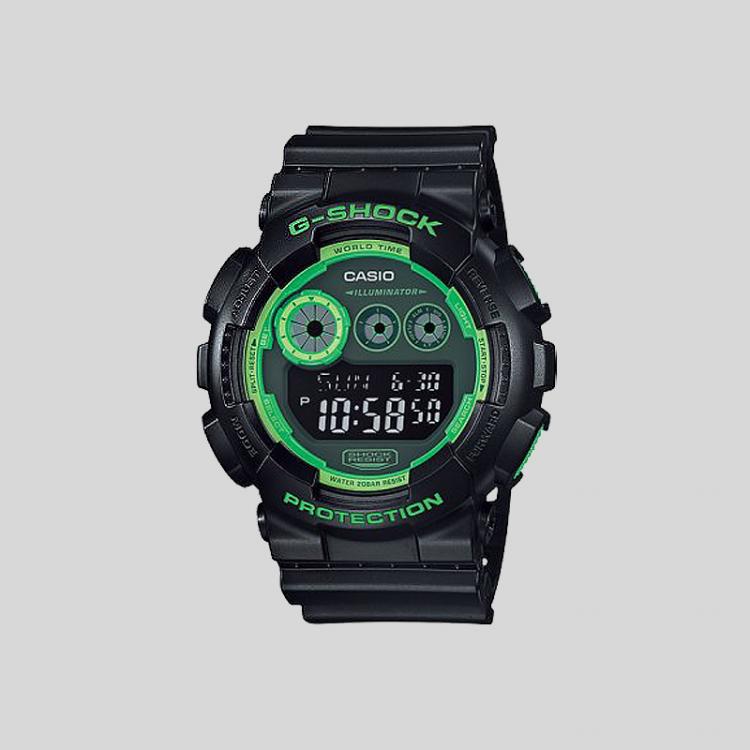 Relógio Digital Casio G-Shock Preto/Verde