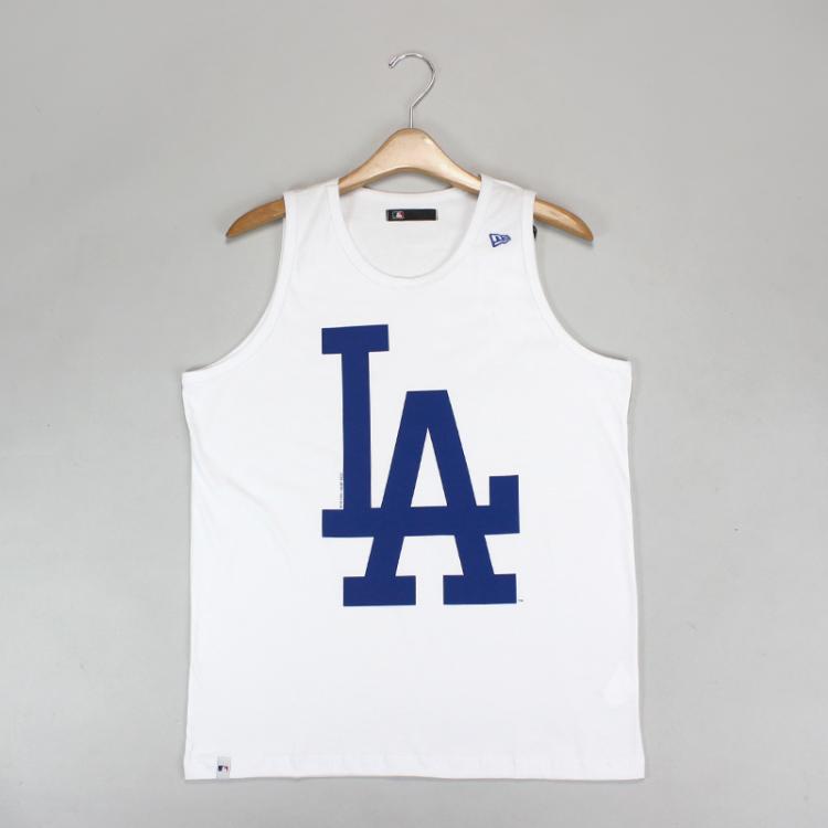 Camiseta Regata New Era Los Angeles Dodgers Branca