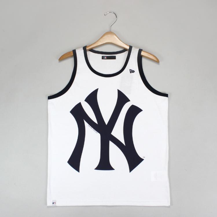 Camiseta Regata New Era New York Yankees Branca