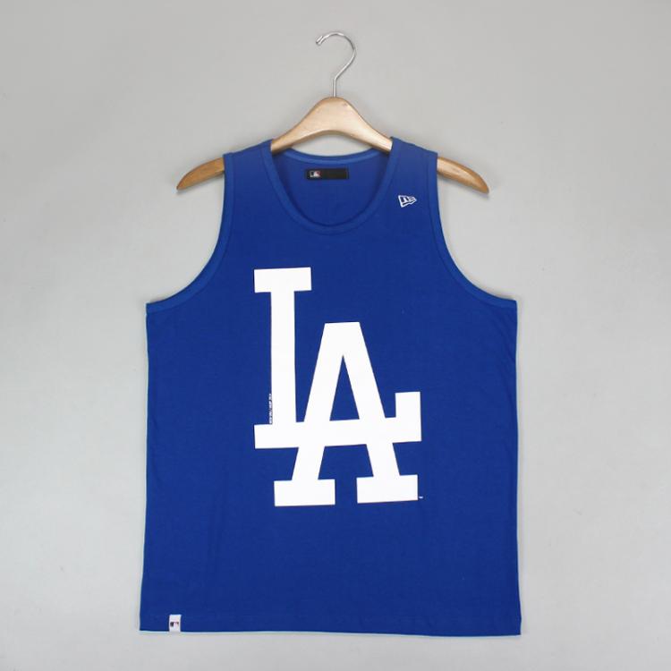 Camiseta Regata New Era Los Angeles Dodgers Azul Royal