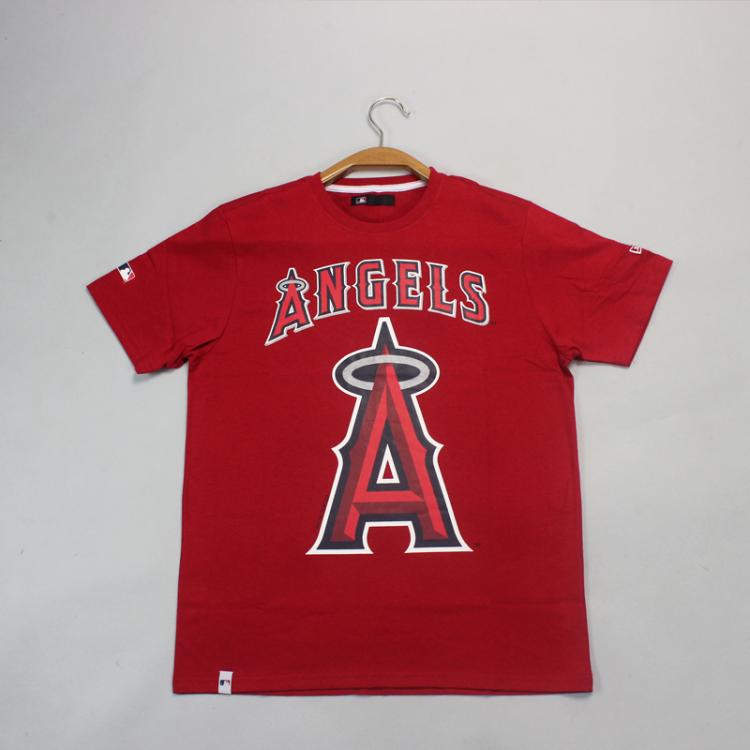 Camiseta New Era MLB Los Anfeles Angels Vermelha