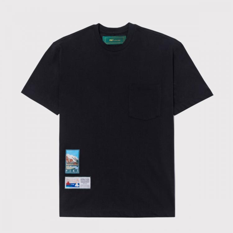 Camiseta Piet HYOH Pocket Black