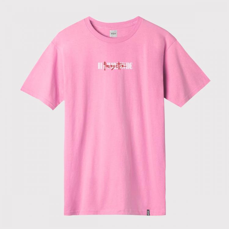 Camiseta HUF Wordwide X Frazetta Rosa