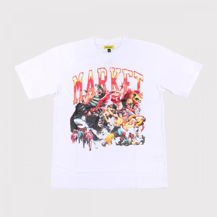 Camiseta Market Arc Animal Mosh Pit White