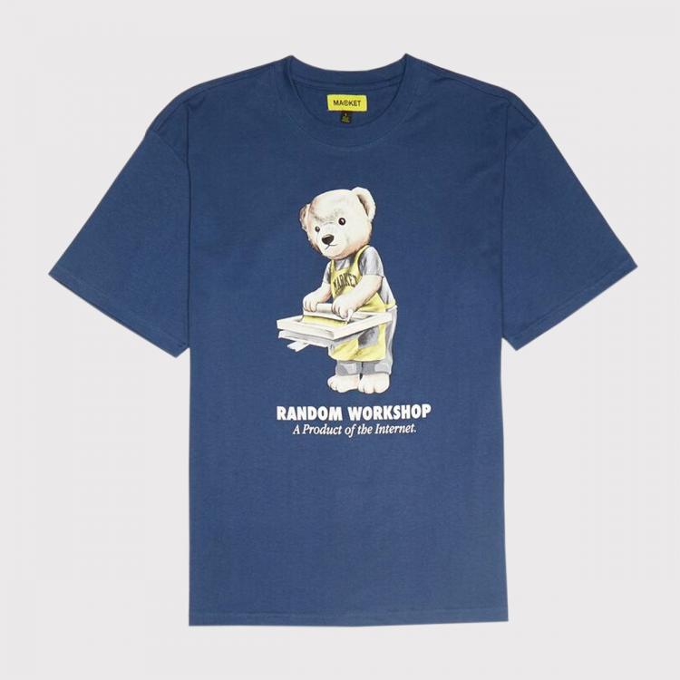 Camiseta Market Random Workshop Bear Blue