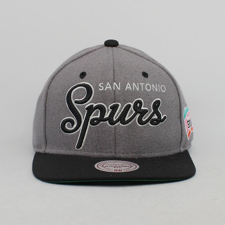 Boné Mitchell & Ness NBA Snapback San Antonio Spurs Cinza