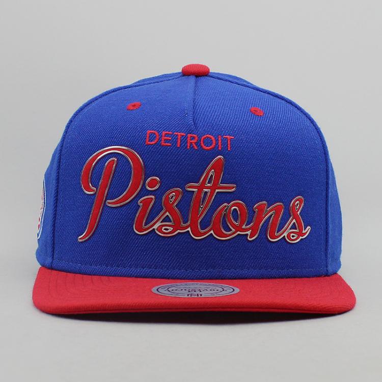 Boné Mitchell & Ness NBA Snapback Detroit Pistons Azul