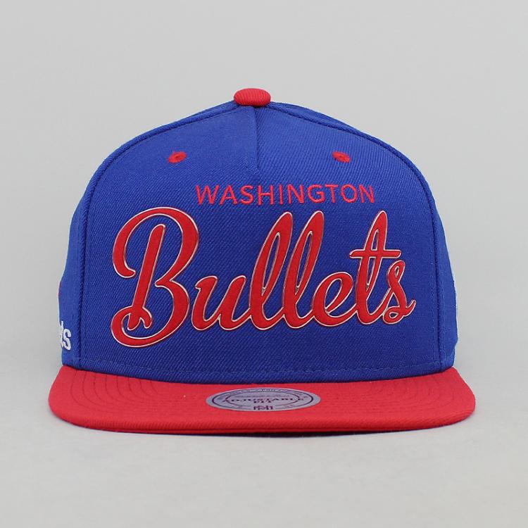 Boné Mitchell & Ness NBA Snapback Washington Bullets Azul