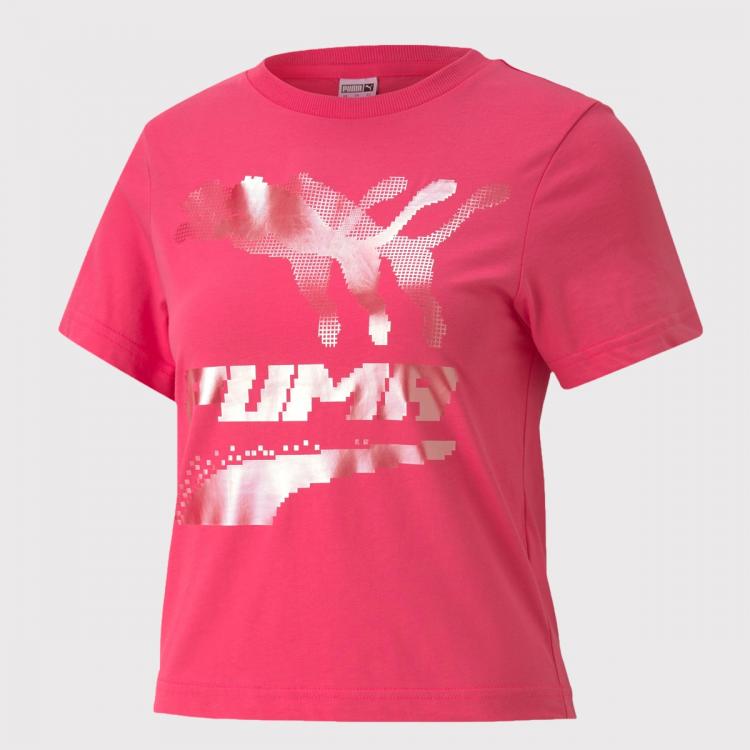 Camiseta Puma Evide Graphic Feminino