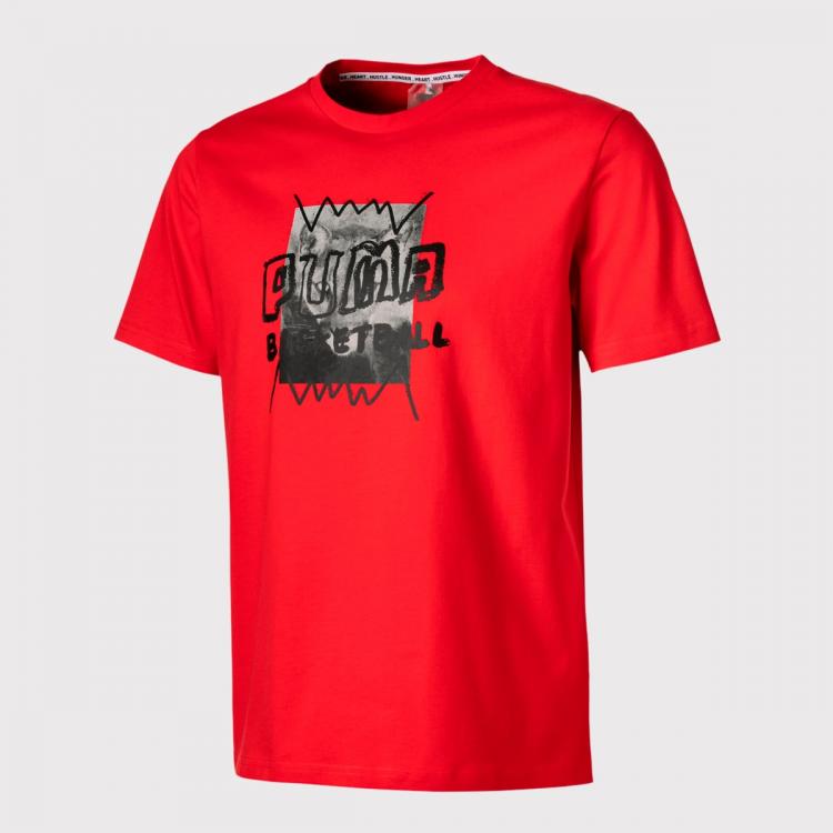 Camiseta Puma Street Masculino Vermelho