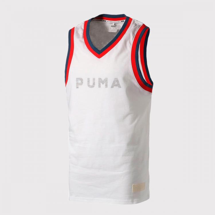Camiseta Regata Puma Basquete Fadeway Branco