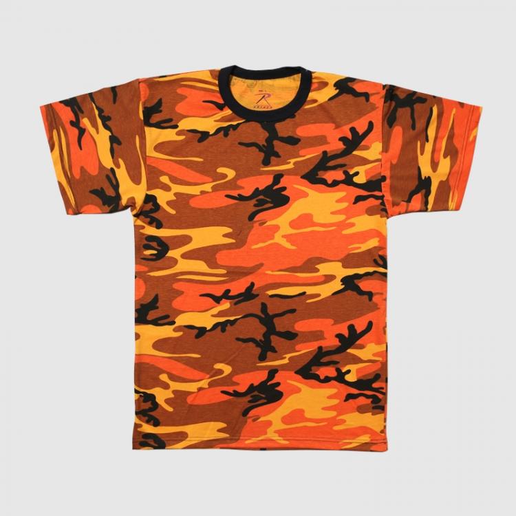 Camiseta Rothco Orange Camo