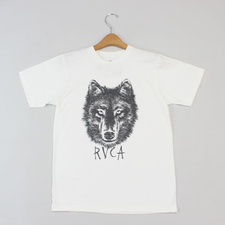 Camiseta Rvca Wolf Head Branca
