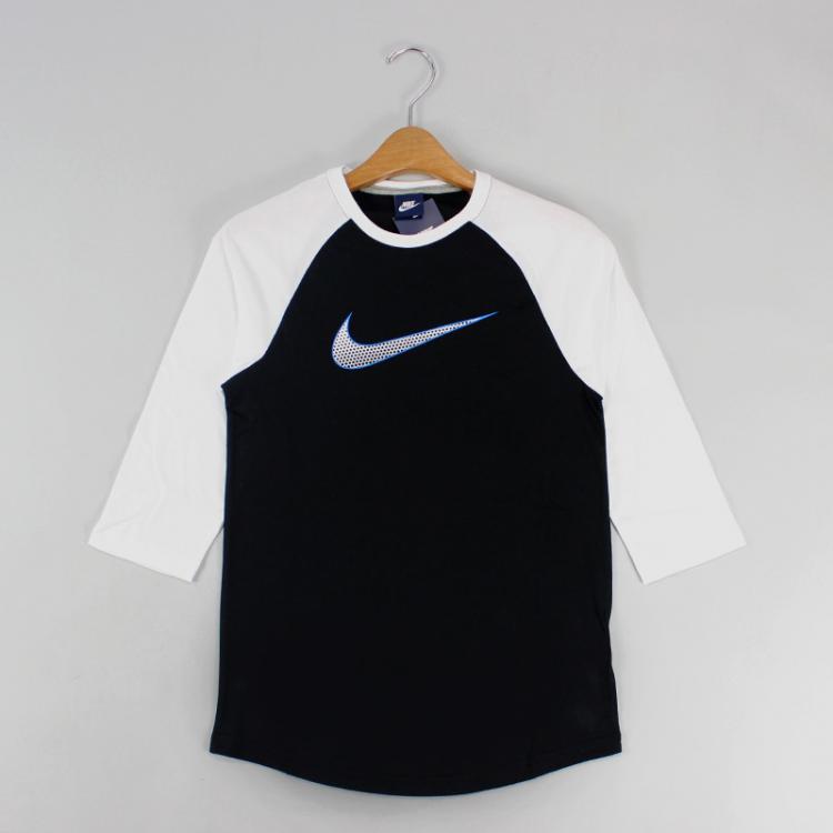 Camiseta Nike Masculina Raglan Knit Branca