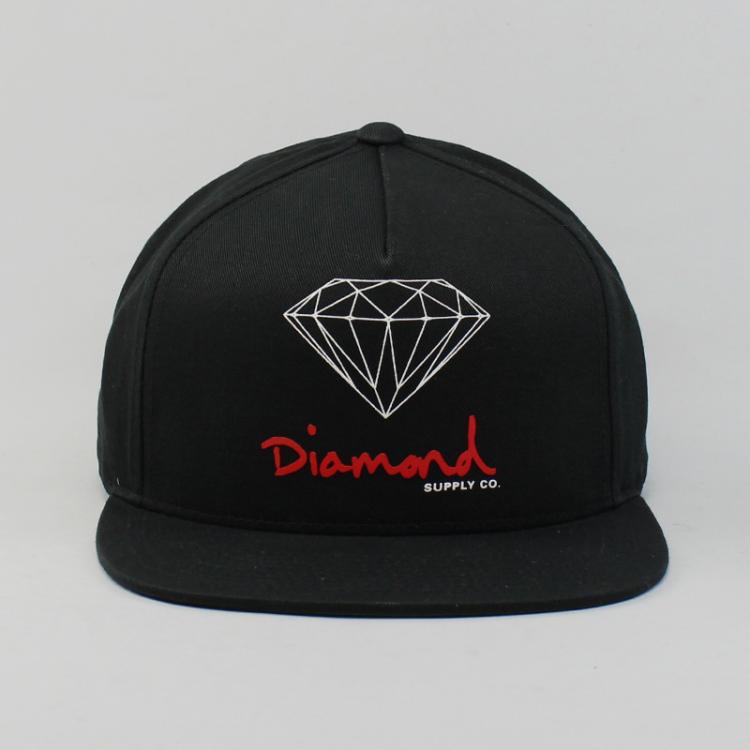 Boné Diamond Snapback Preto