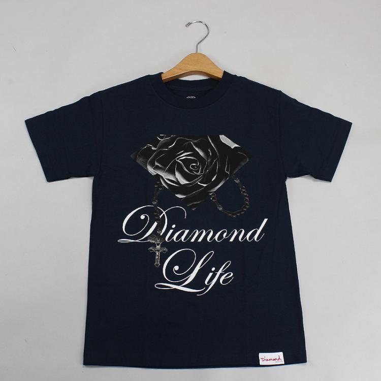 Camiseta Diamond Rose Brilliant Azul