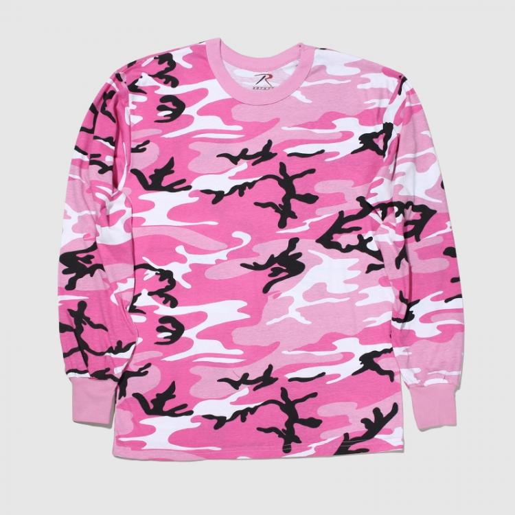 Camiseta Rothco Longsleeve Pink Camo
