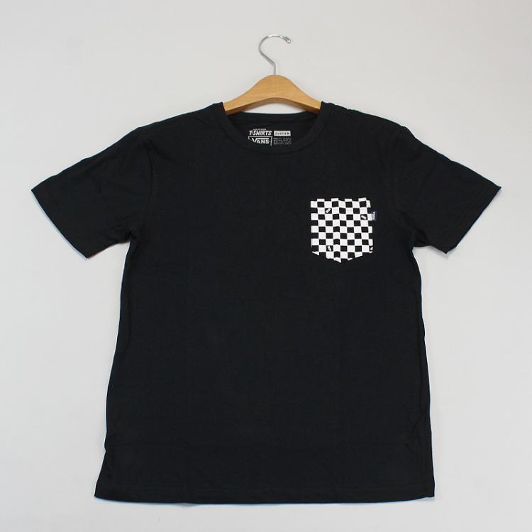 Camiseta Vans Checkerboard Pocket Preta