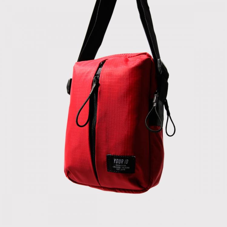 Bolsa Your ID Shoulder Bag Ripstop Crimson Red