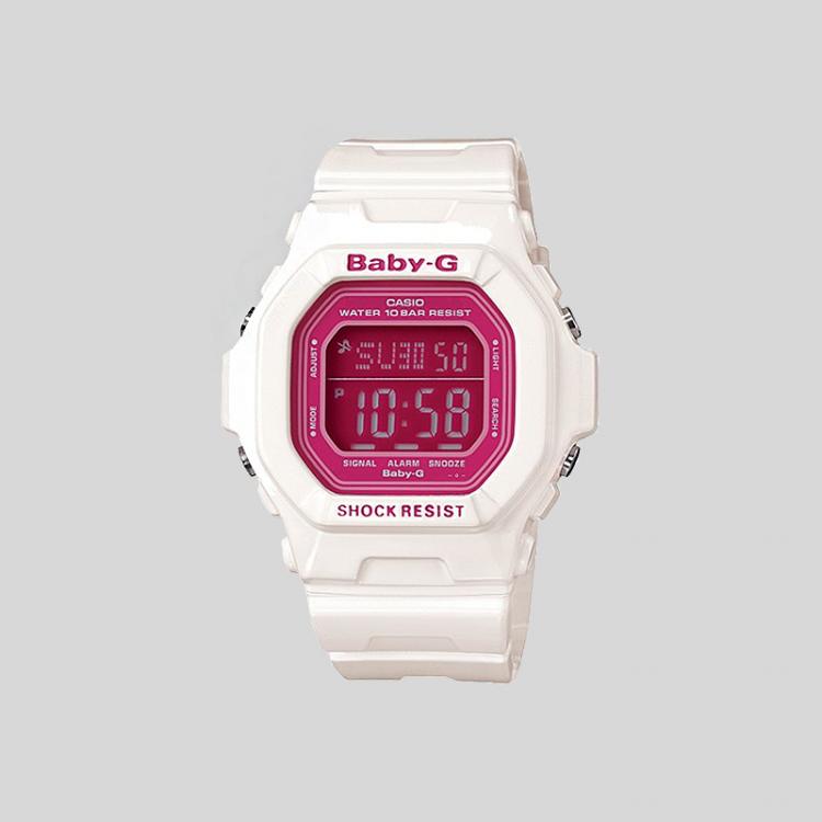 Relógio Digital Casio Feminino Baby-G Branco 